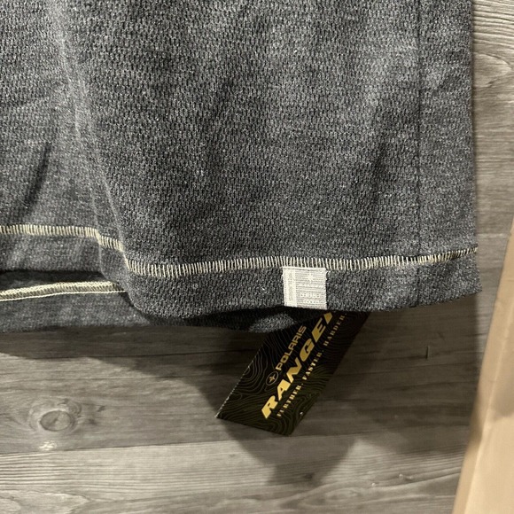 Polaris Ranger Henley Thermal Long Sleeve Casual Thermal Gray 3XL New NWT - Picture 4 of 10